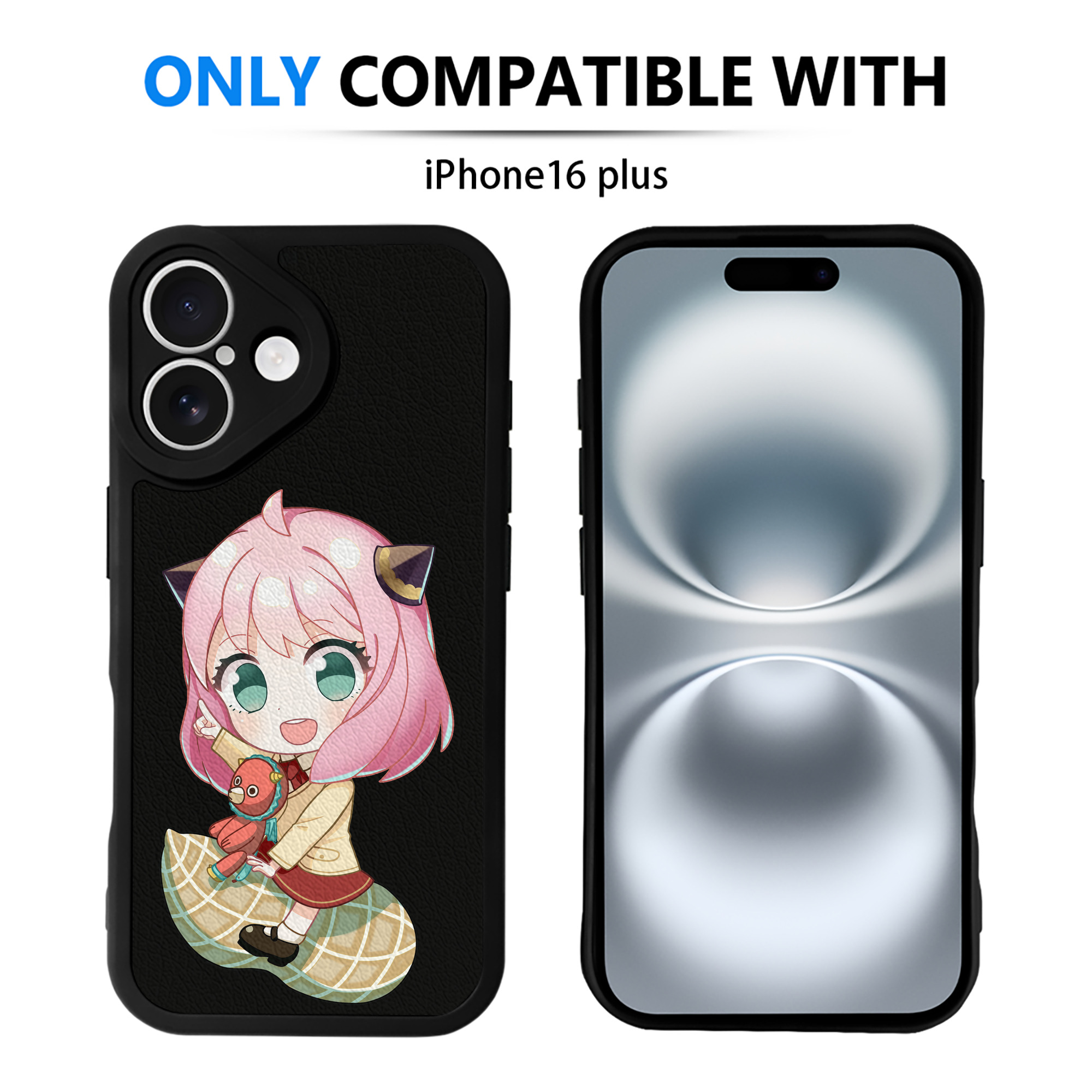 （画像用） SPY×FAMILY间谍家家酒 【iPhone 16シリーズ対応】シリコンスマホケース（レザー調） 材質：シリコン